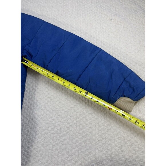 CARTERS Puffer Jacket H.W. CARTER & Son Lebanon N.H. Coat Vintage XL Blue 70s - Picture 16 of 16